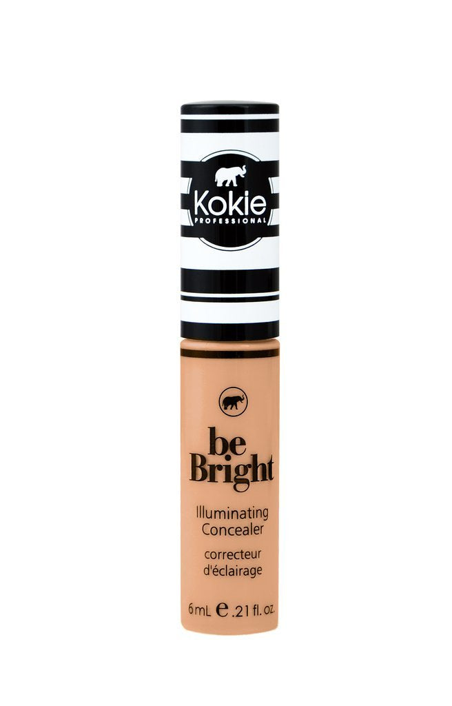 Kokie Cosmetics Be Bright - Concealor and Color Correctors, Medium Tan, 0.21 Fluid Ounce
