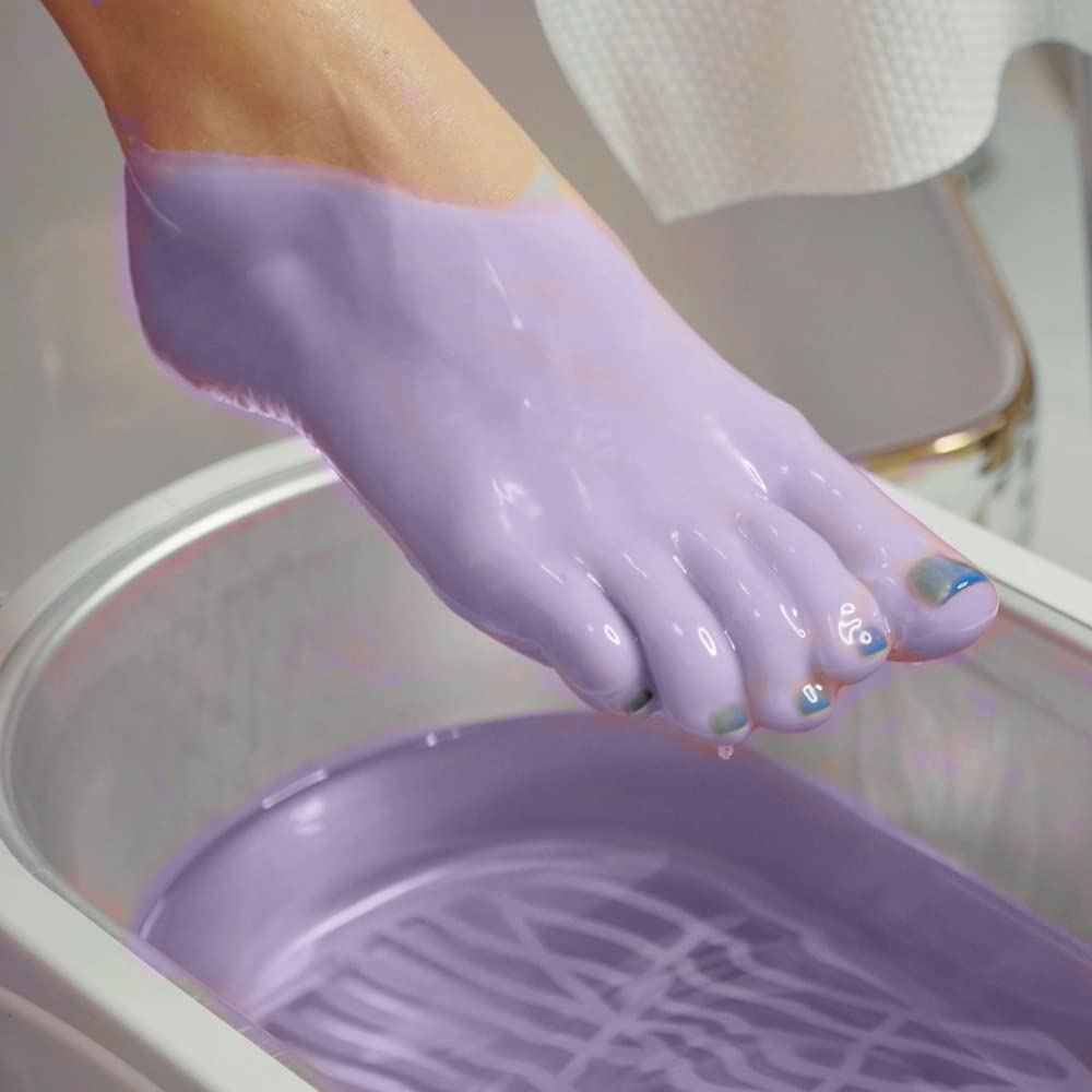 ForPro Professional Collection Nurture Paraffin Wax Refill, Lavender Fields, Six 1-Pound Paraffin Blocks, Non-Greasy, Moisturizing for Soft & Healthy Skin, 6 Lbs