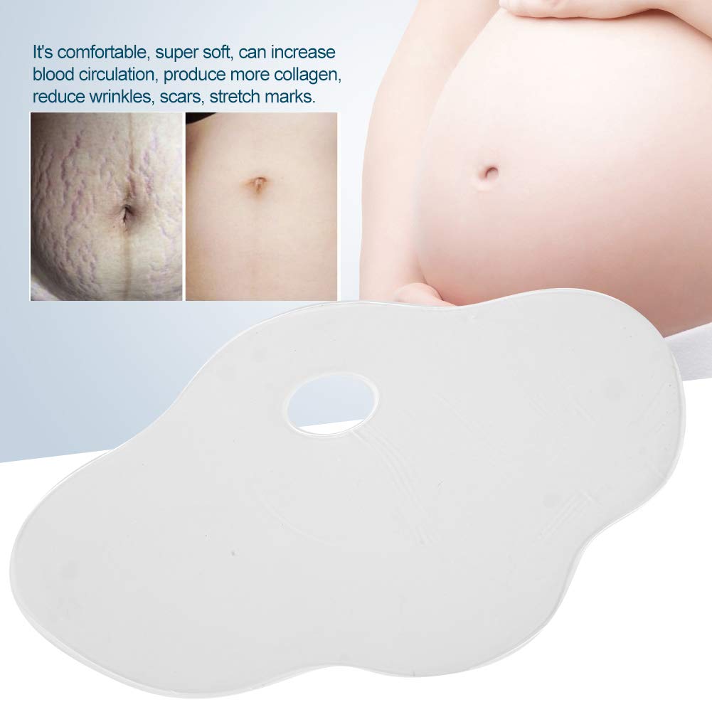Beauty Stickers,Reusable Silicone AntiWrinkle Belly Stomach Pads Stickers Stretch Marks Removal For Skin Care