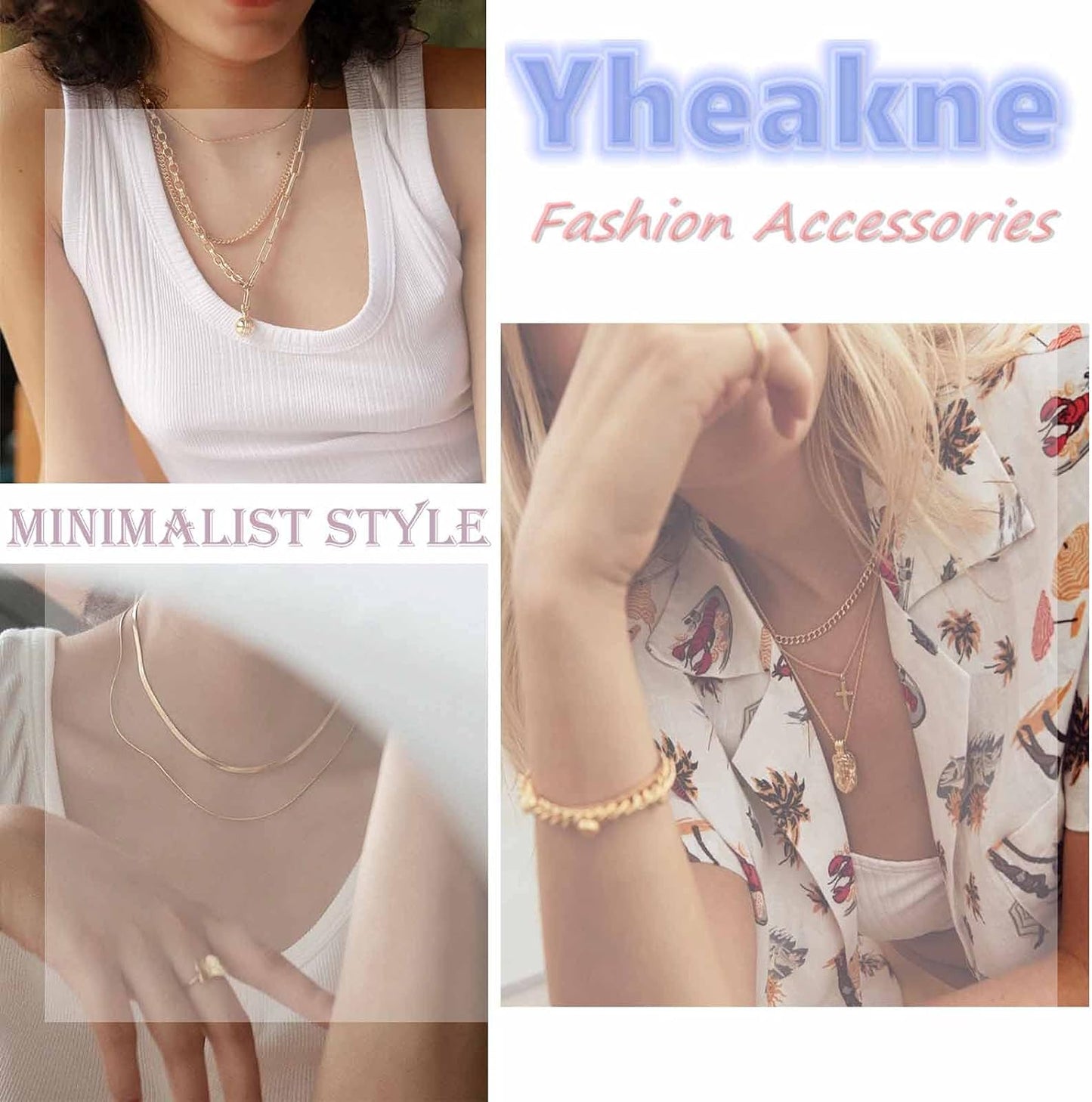 Boho Layered Lava Bead Necklace Silver Stacking Y Necklace Skinny Chain Tassel Necklace Long Chain Y Lariat Necklace Jewelry for Women