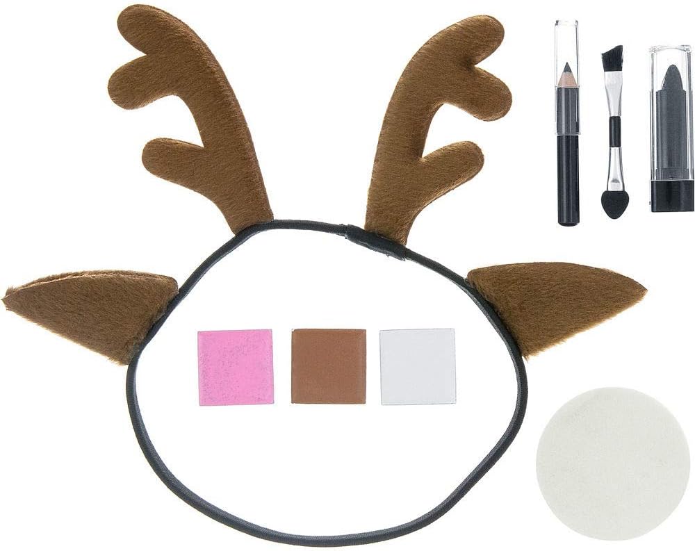 Deer Makeup Kit for Teens and Adults, Halloween Makeup, 8 Pieces