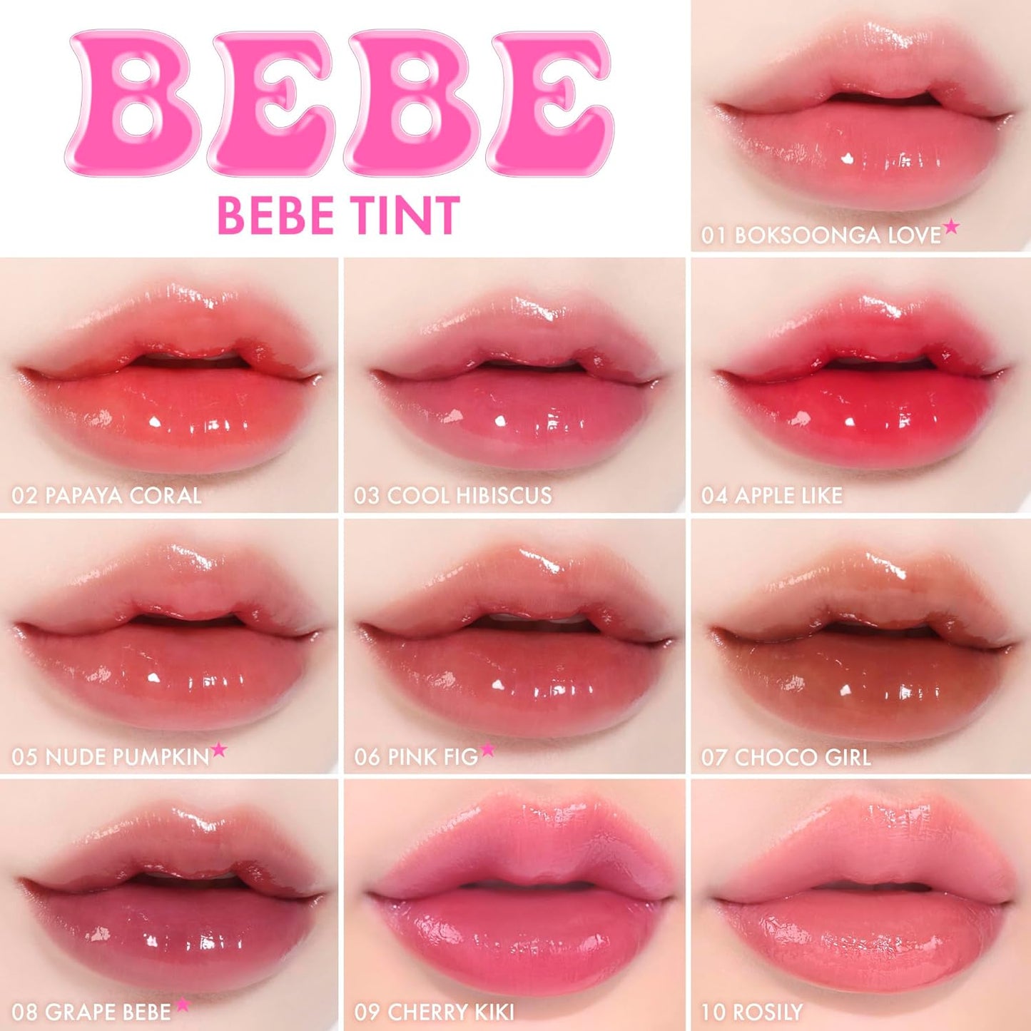 Amuse SEOUL BEBE TINT - 08 GRAPE BEBE | 24-hour Long-lasting Lip Stain, Plumping, Hydrating, Moisturizing, No Peel Off, Lip Care, Treatment, Non Sticky, Korean Lip Tint for Dry Lips