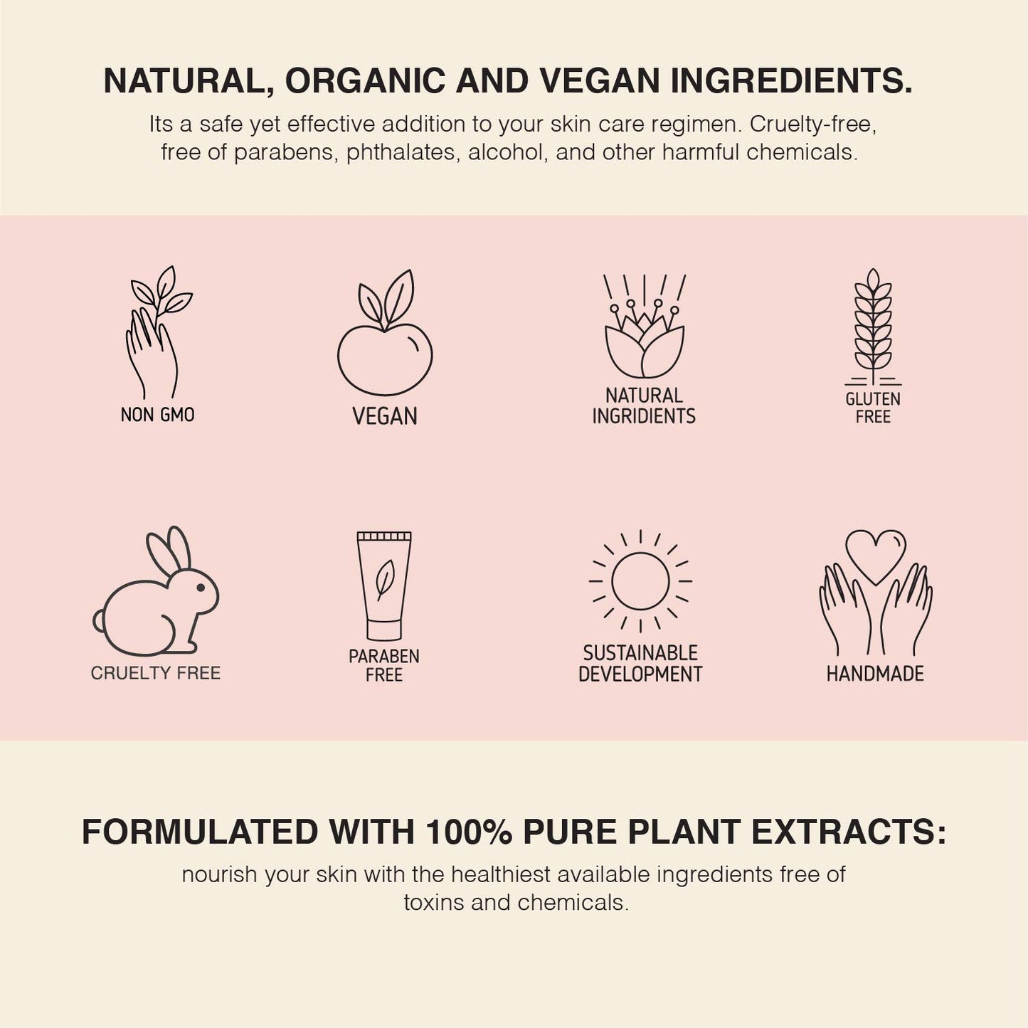 Peony Multi-Use Oil for Face, Body and Hair - Organic Blend of Apricot, Vitamin E Sweet Almond Oil for Dry Skin, Rose Petals & Bergamot Essential Oil - 4 Fl Oz