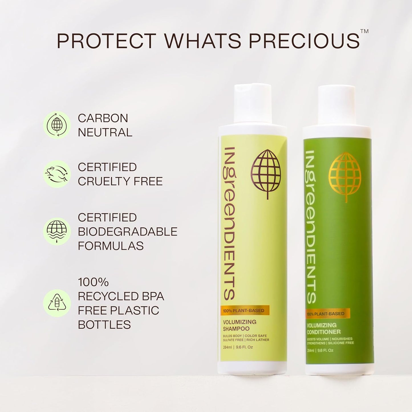 Non Toxic Vegan Volumizing Conditioner with Organic Ingredients For Fine Hair - Strengthening Barley Protein and Argan Oil, Color Safe, Paraben & Gluten Free, Silicone & Sulfate Free