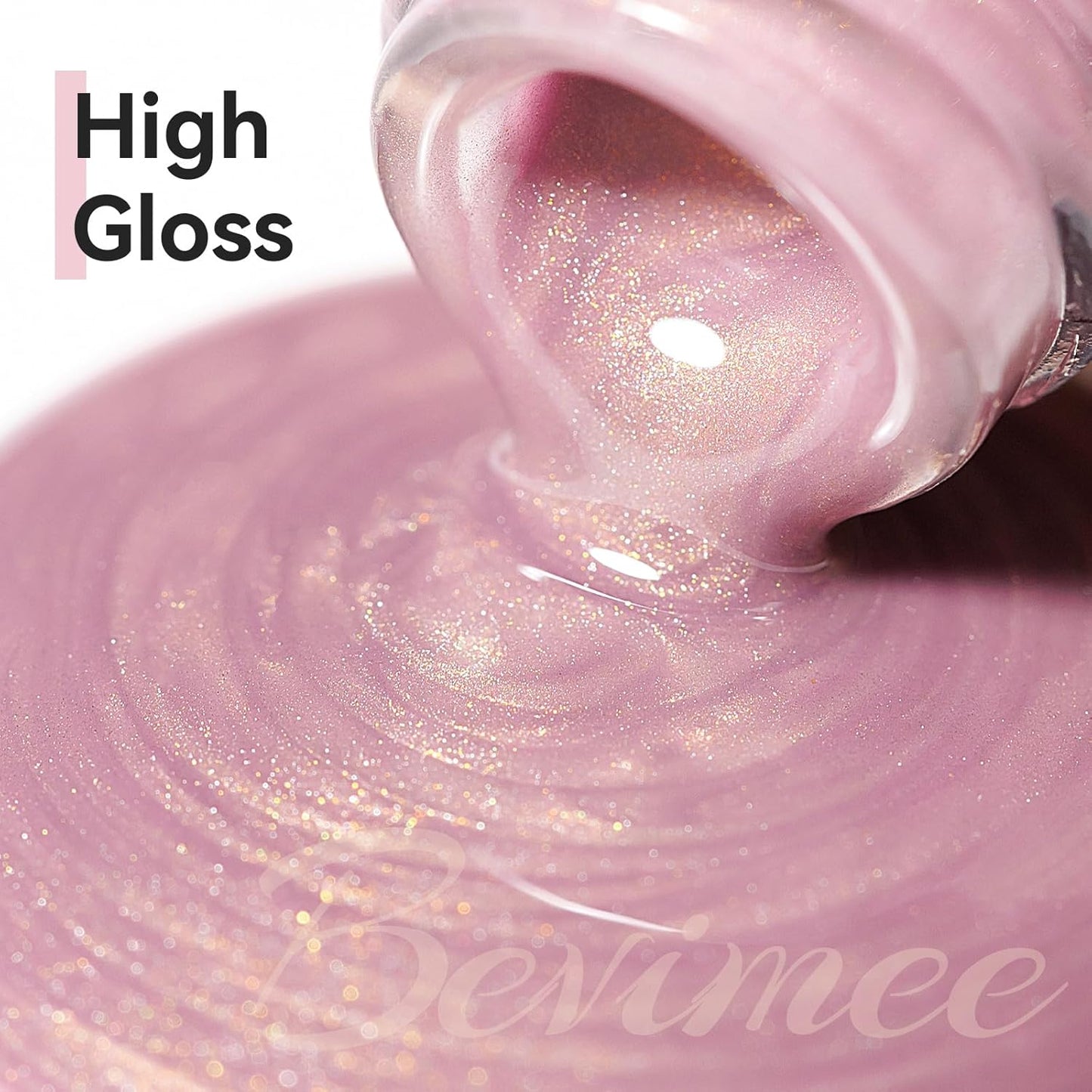Cat Eye Gel Nail Polish Sheer Pink Glass Jelly Magnetic Nail Polish Gel Shimmer Glitter Gloss Shine Holographic Translucent Color For Nail Art Manicure DIY At Home 12ml