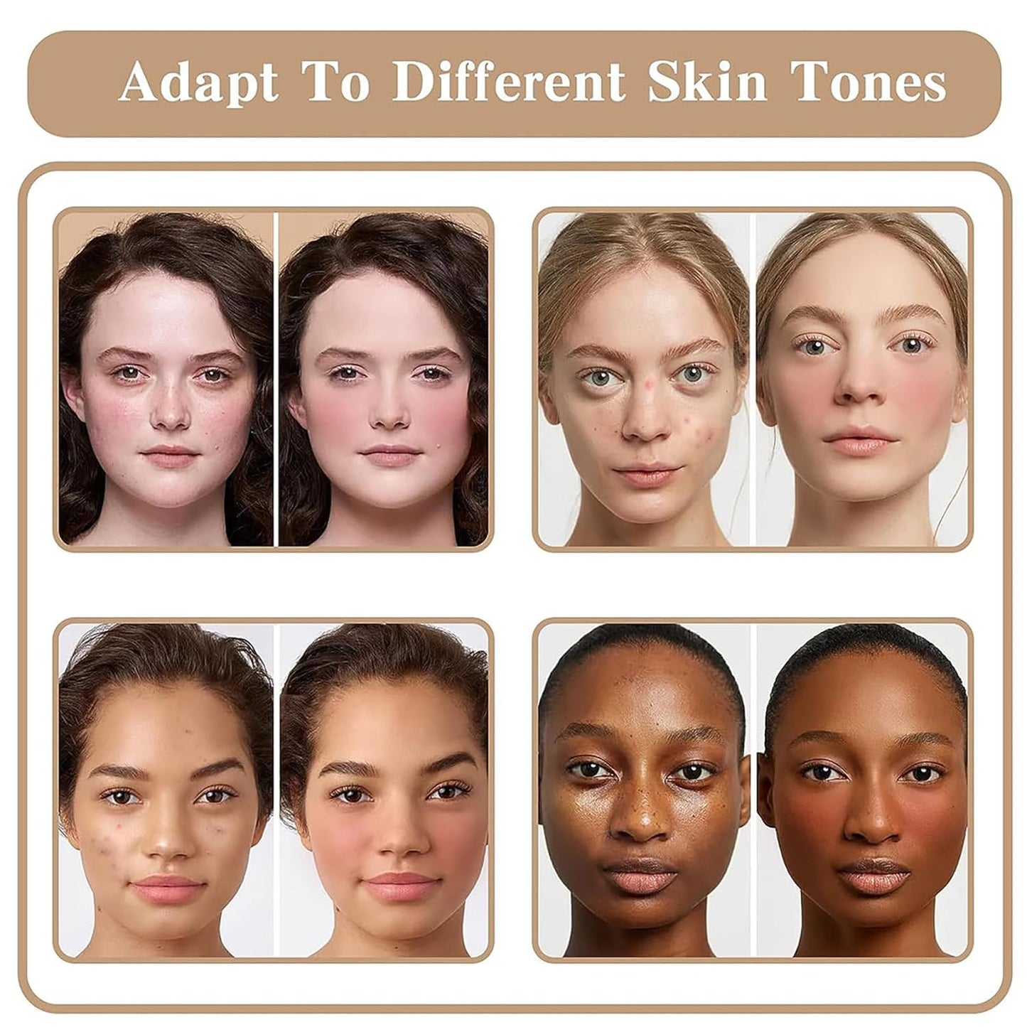 Cream Concealer Contour Palette, 12 Colors Foundation Palette Cream Makeup Palette with 11 Pcs Makeup Brush Set, Long Wearing Blendable Full Coverage