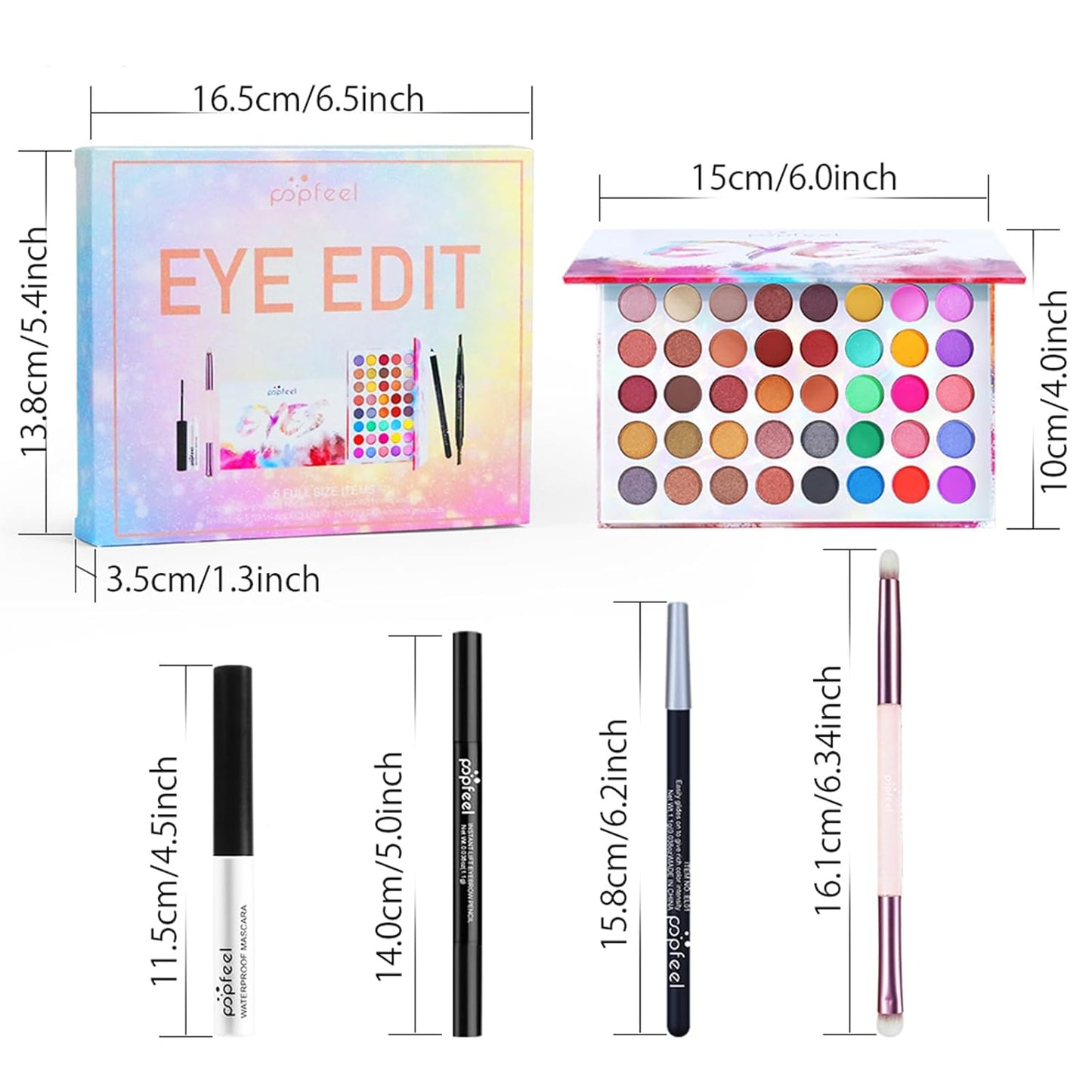 Makeup Kit for Women, All in One Makeup Gift Set for Women and Teen Girl, Full Makeup Kit with Eyeshadow Palette Mascara Eyeliner Pencil Eye Shadow Brush