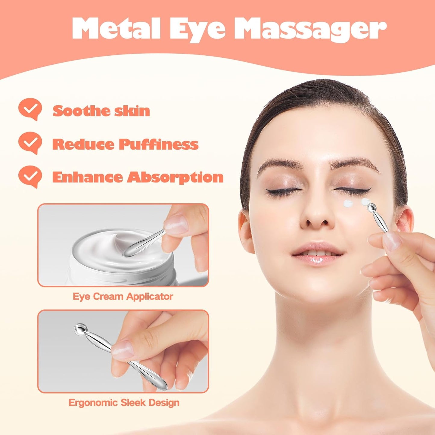 6 Pairs Under Eye Patches, Silicone Reusable Eye Patches, Under Eye Mask for Reduce Eye Wrinkle and Fine Lines Skin Care