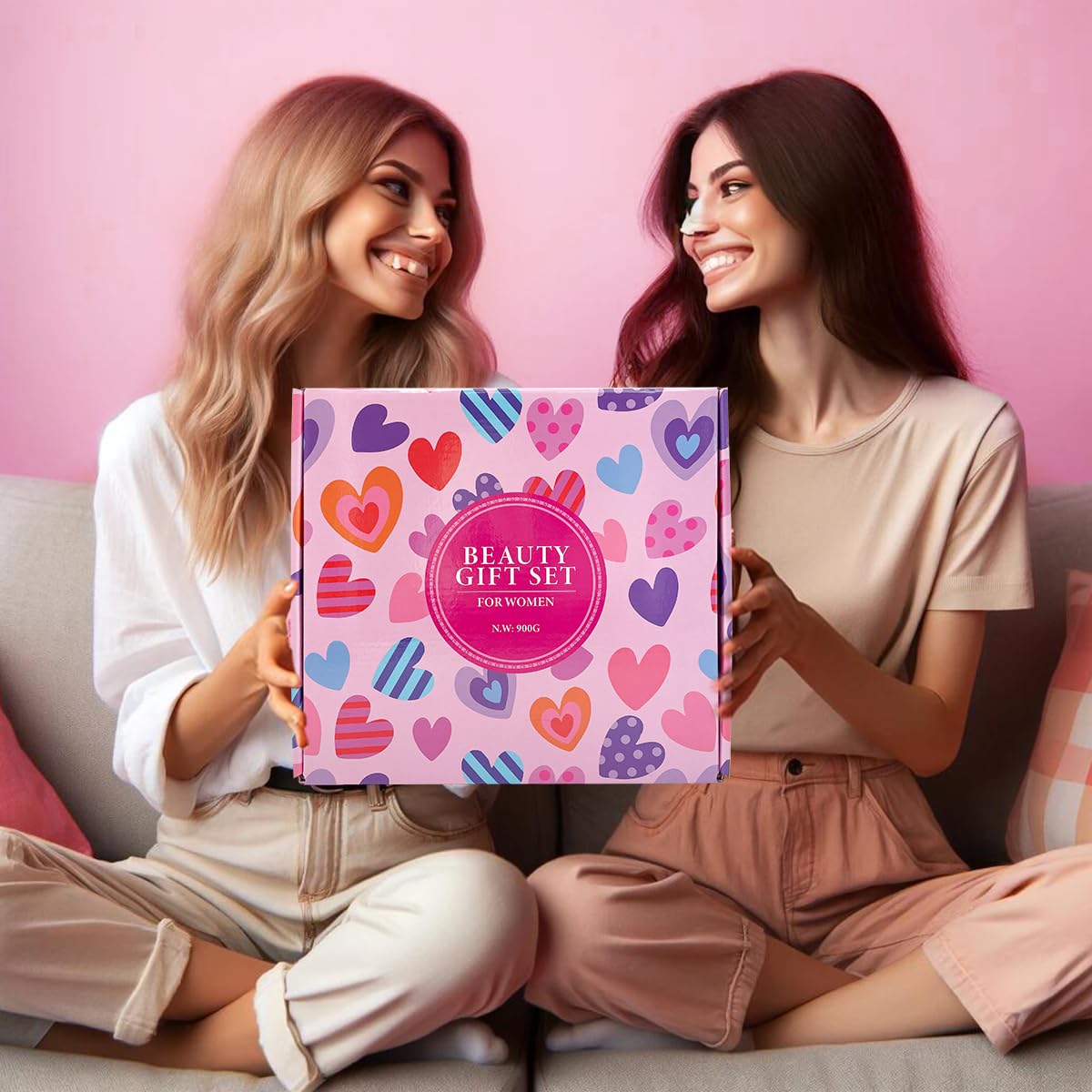 Birthday Gifts For Women-Assorted 4 Shower Steamers, 3 Bath Bombs, 2 Scented Candles, and 1 Exfoliating Body Scrub - Gifts for Mom, For Women, For Wife and Girlfriend……