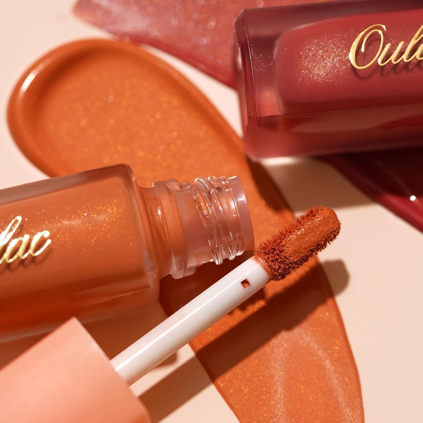 Oulac Matte Eyeshadow Red Liquid Eyeshadow Liquid Eyeliner| Available in 32 Colors Shimmer&Metallic&Matte Eyeshadows|One-Swipe Coverage Long Lasting & Blendable Eye Makeup, Vegan & Cruelty-Free SA08