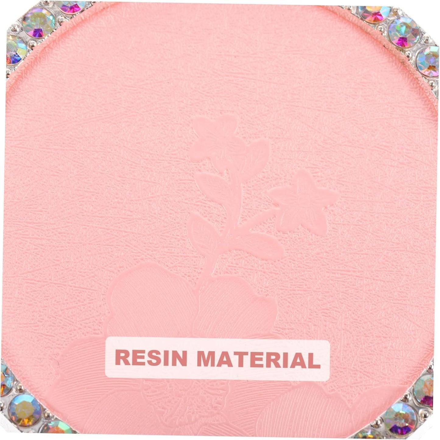 Nail Art Palette, Nail Charm Display Stand Painting Color Mixing Tray Makeup Mixing Plate, Pink