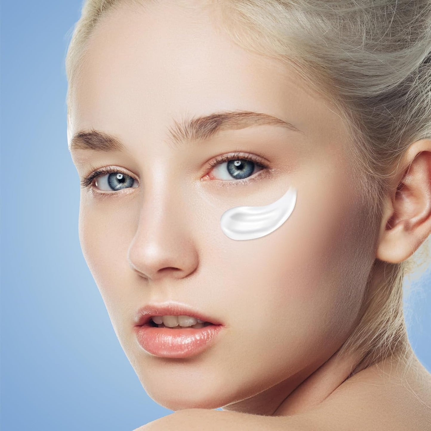 Under Eye Cream with 5% Caffeine, Dark Circles Under Eye Treatment with Retinol, Anti Aging Eye Serum with 360° Massage Roller for Eye Bags, Wrinkles and Puffiness, 0.5 fl. oz