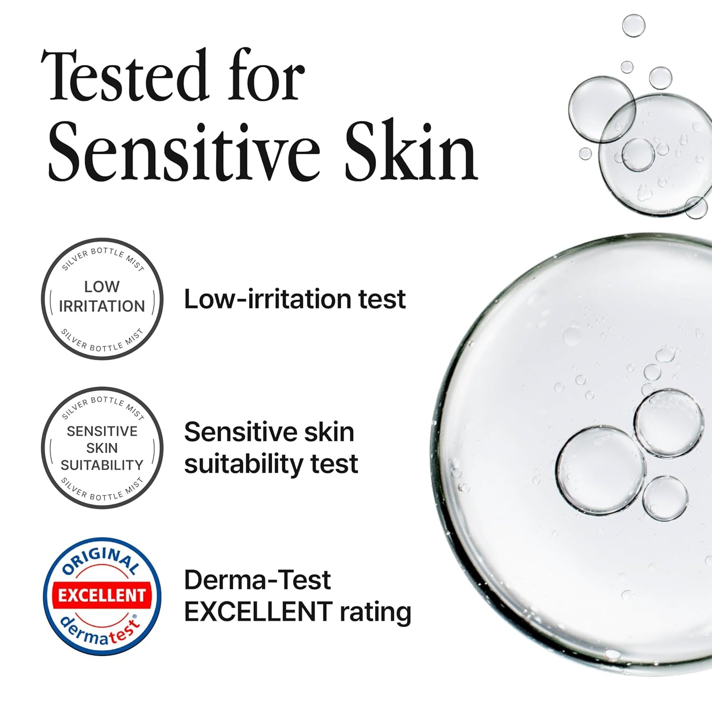 Silver Frost Mist - Facial Barrier Toner Spray with 80% Witch Hazel Water, Cica for Skin Barrier Repair, Recovery for Sensitive Skin, Dewy Hydration, Korean Skin Care (1.69 fl oz)