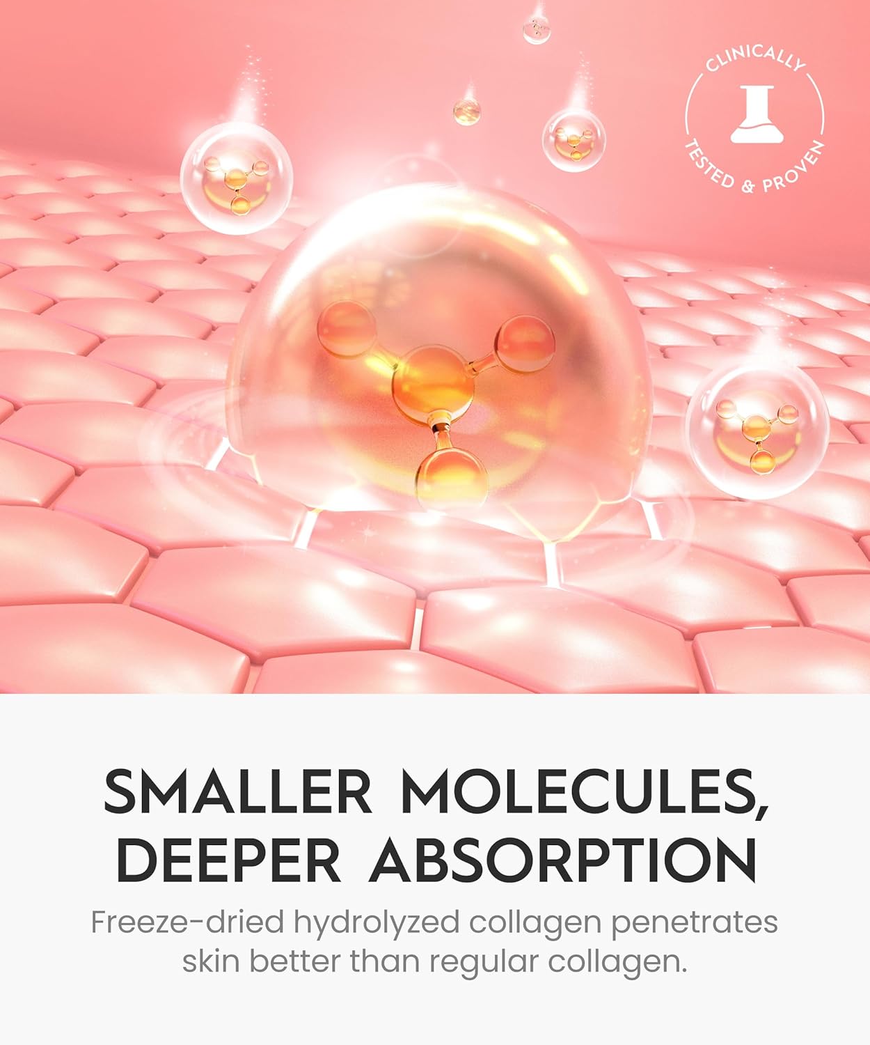 REVO Collagen Jelly β Korean Anti-Aging Plumping Formula with Hydrolyzed Collagen, Niacinamide, Hyaluronic Acid & Vitamin C β Skincare for Glass Glow Skin, Wrinkle Repair & Even Tone (3.52 Fl Oz)