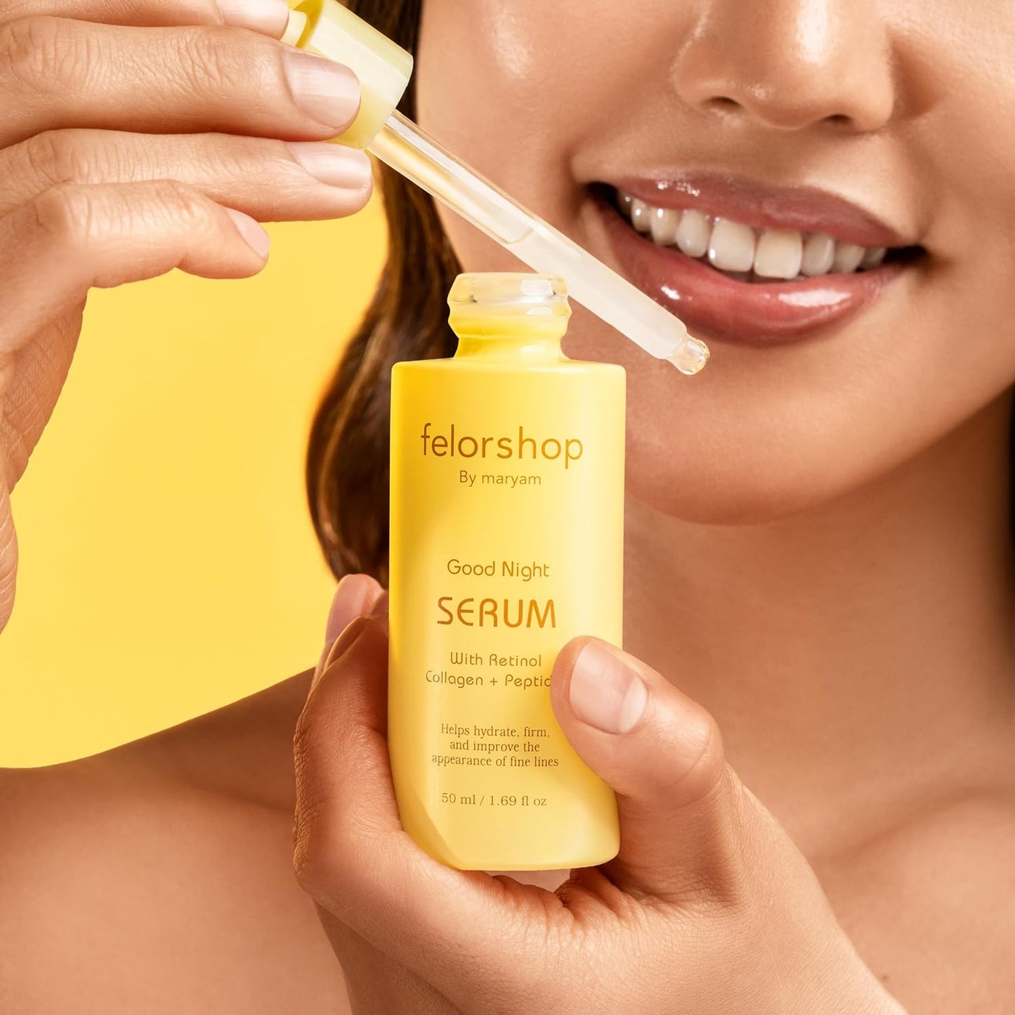 Good Night Collagen Serum with Retinol & Peptides | Anti-Aging Night Treatment | 50ml