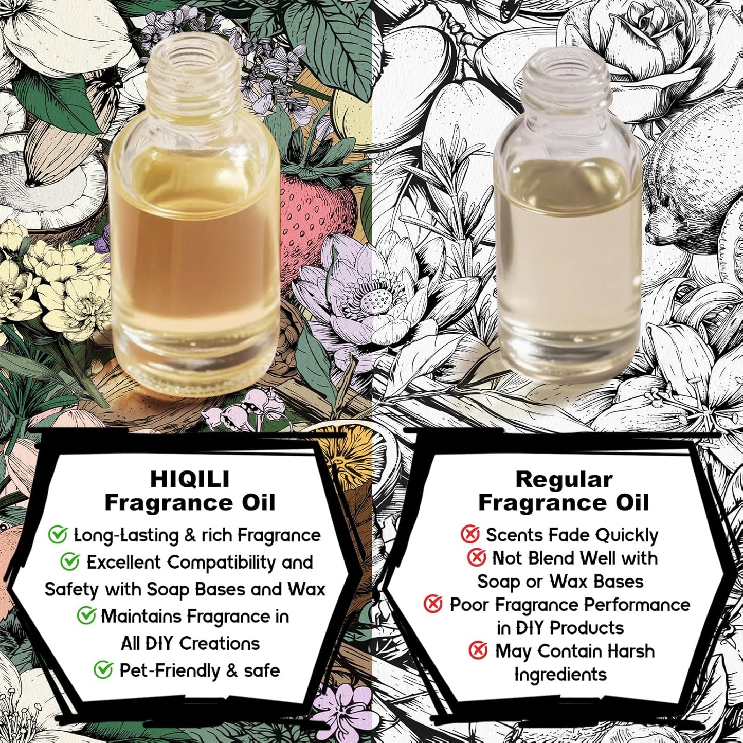 HIQILI Run Wild Fragrance Oil for Candle & Soap Making, Inspired by Cl.Klein E-Scape, Women's Perfume, Fresh Scents for Reed Diffuser, Wool Dryer Balls - 1 Fl Oz