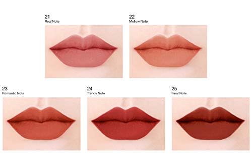 BBIA Last Velvet Lip Tint - Soft & Creamy Matte Finish Lip Stain, Blur Effect with Velvety Texture, Long-Lasting, High Pigment, Lightweight, Non-Drying, Korean Lip Makeup (22 MELLOW NOTE)