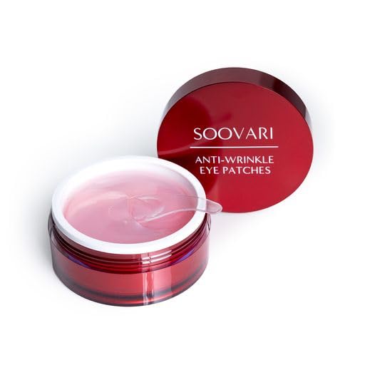 Moisturizing Carnosine Eye Mask, 60 pcs, Reduce Dark Circles, Puffy Eyes, Wrinkles, Under Eye Bags. Under Eye patches, Made in Korea