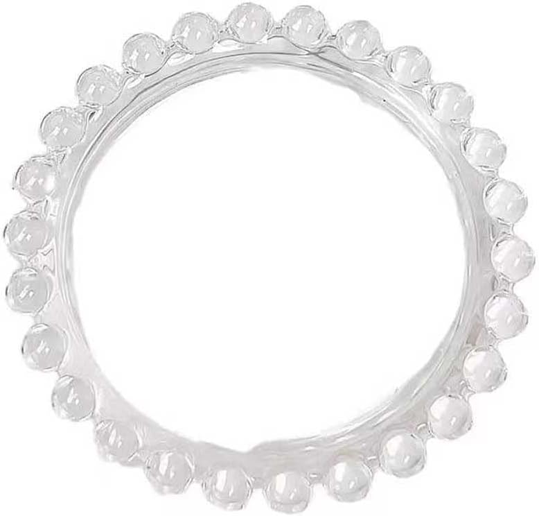 Nail Art Palette Clear Glass Nail Art Color Mixing Plate Nail Art Display Board Cosmetic Mixing Tray Manicure Tool for Home and Salon Use, 1 Piece