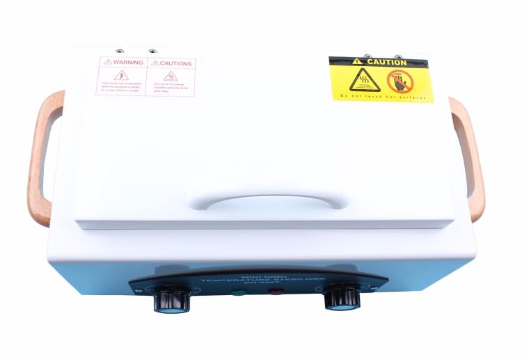 Nail Tool Sterilizers,Mini High Temperature Autoclave Machine with Timer