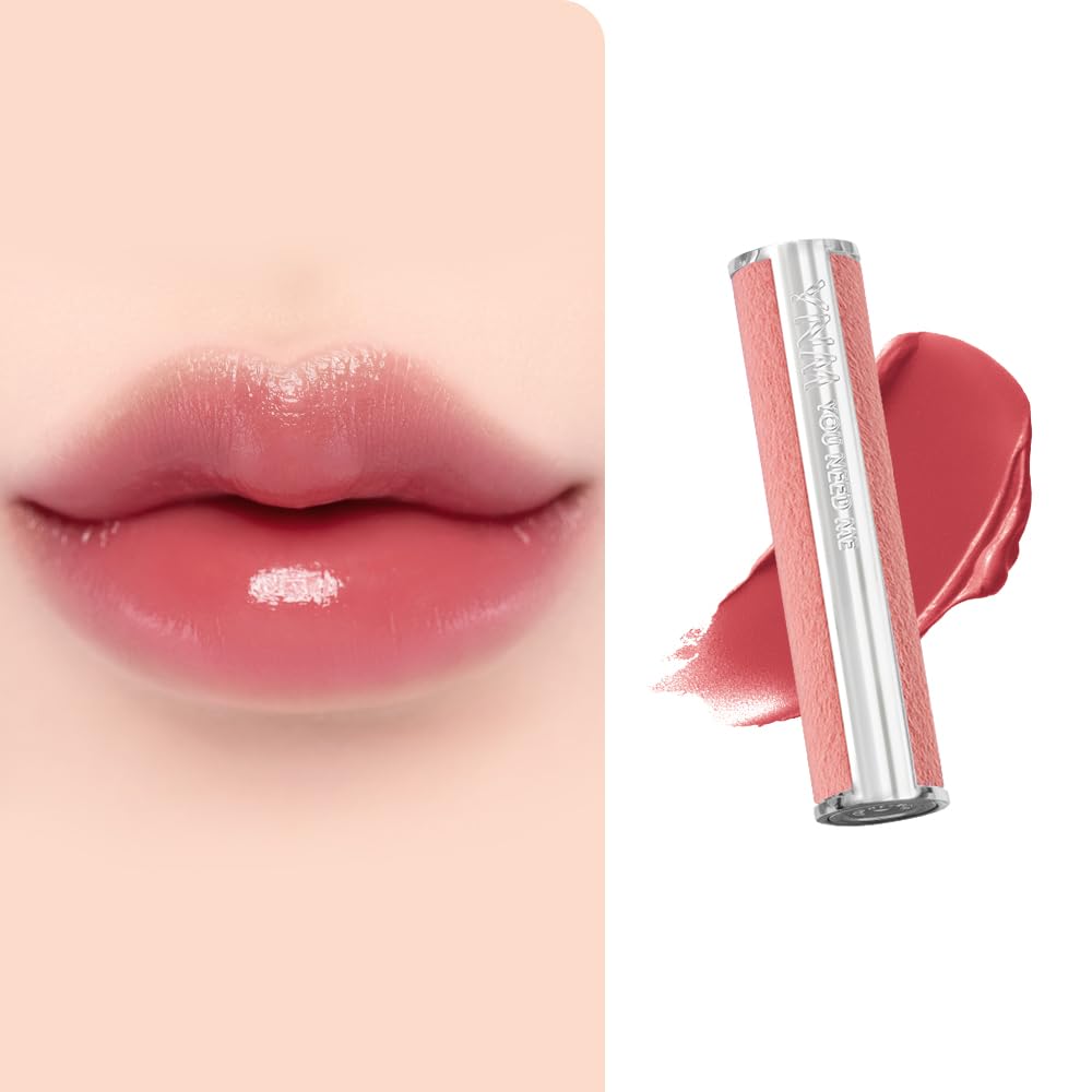 YNM Candy Gloss Balm 3g (09 MAUVE ROSY, 3g) (+9 colors) K-beauty, Tinted, Color Lipstick Balm, Glossy, Moisture, korean, Jello lips, Non-Sticky and Long-lasting
