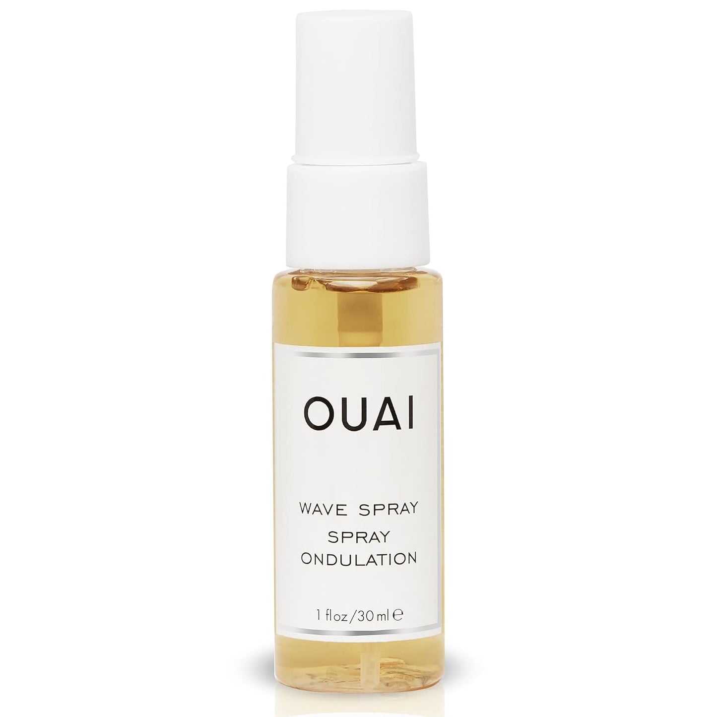 OUAI Wave Spray Travel Size - Coconut Oil & Rice Protein Texturizing Mist for Beach Waves, Volume & Shine - Paraben-Free, Safe for Color & Keratin-Treated Hair (1.7 fl oz)