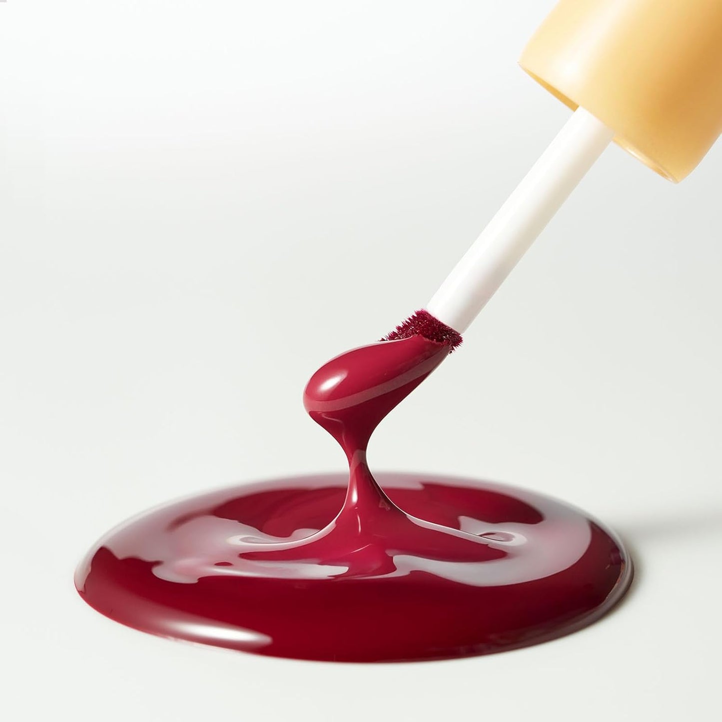 Laka Fruity Glam Lip Tint Mini, Glowing Lip Stain with Wide Color Spectrum, Hydrating & Lightweight Texture, Long-Lasting Bold Stain, Non-Sticky, Vegan, K-Beauty (#113 Pleasure)