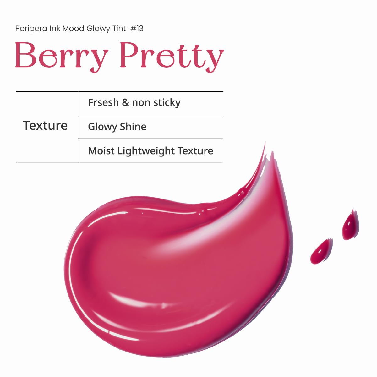 Peripera Ink Mood Glowy Tint (013 BERRY PRETTY)