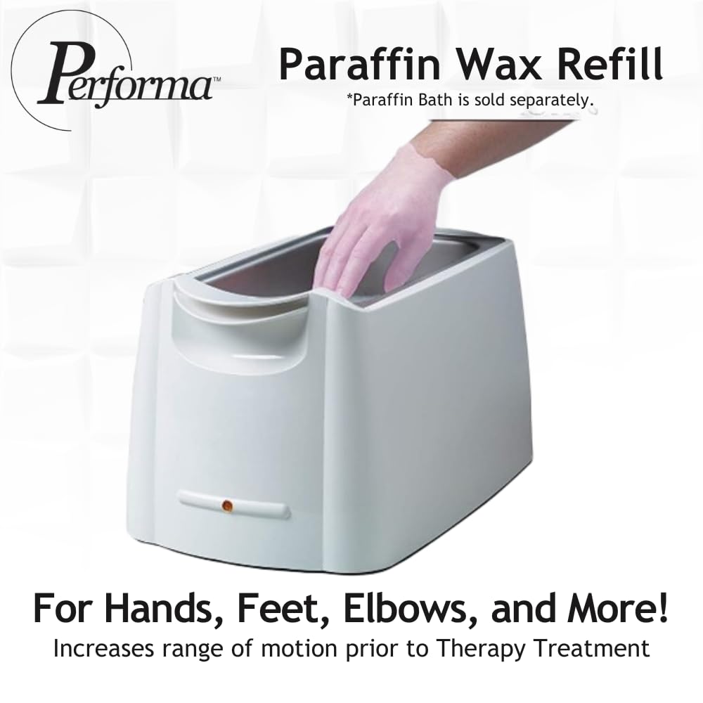 Performa Paraffin Wax Refill, 1 Pound Lavender Scented Beads, Case of 6, Paraffin Bath Wax, Medical Grade Paraffin Wax for Paraffin Bath, Wax Refill for Wax Bath, Good for Hands & Feet