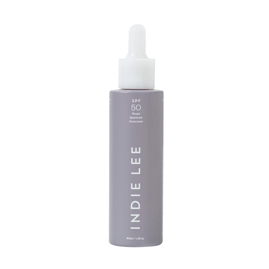 Indie Lee Hints SPF 50 Primer - Tinted Face Primer with Niacinamide, Non-Nano Zinc Oxide & Allantoin - Soothes Redness, Evens Tone, Primes Skin for Makeup - Paraben-Free Skin Care Products (40ml)