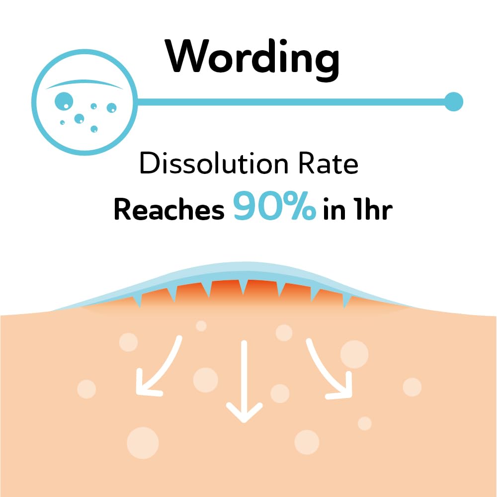 Microdart Acne Patches for Deep Blemishes - 18 Pimple Patches - Hydrocolloid Pimple Patch with Salicylic Acid, Azelaic Acid, CICA & Vitamin C - Targets Stubborn Blemishes Dark Spots & Cystic Acne
