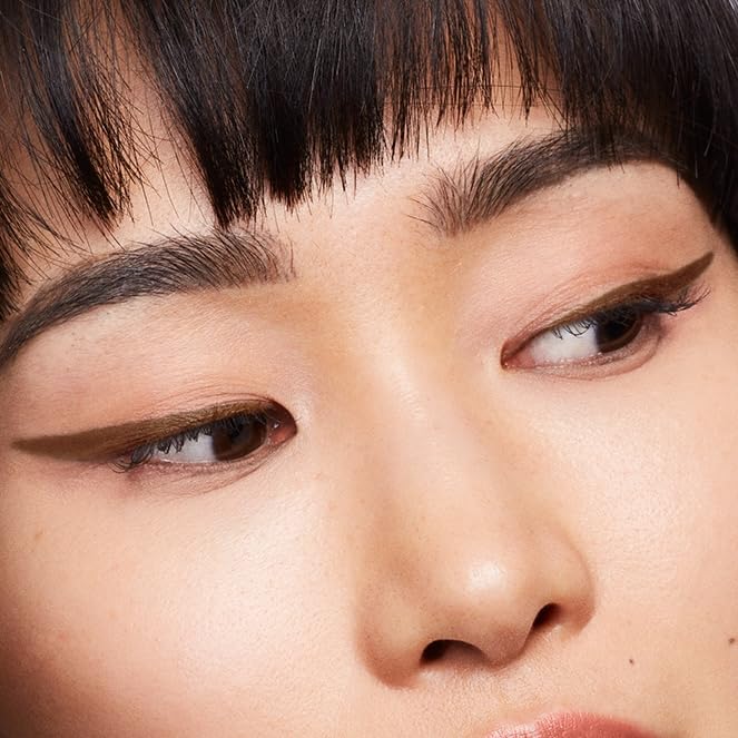 MAKE Beauty Continuum Waterproof Gel Eyeliner Pencil. Creamy, Pigmented Multi-Use, including Waterline with Built-in Sharpener and Blending Brush. Smudge-Proof Makeup. Shade - Otherworld, Bronze