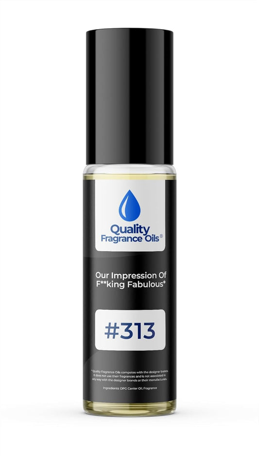 Quality Fragrance Oils' F-ing Fabulous Impression #313 | Long-Lasting Perfume Oil, Alcohol-Free, Strong Scent, 10ml Roll-On | Affordable Alternative to Designer Fragrances