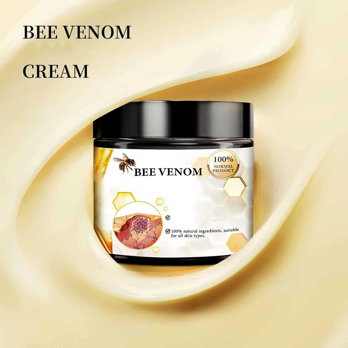 2Pcs Bee Venom Cream, New Professional Bee Venom Repair Cream, Bee Venom Cream for All Parts of The Body
