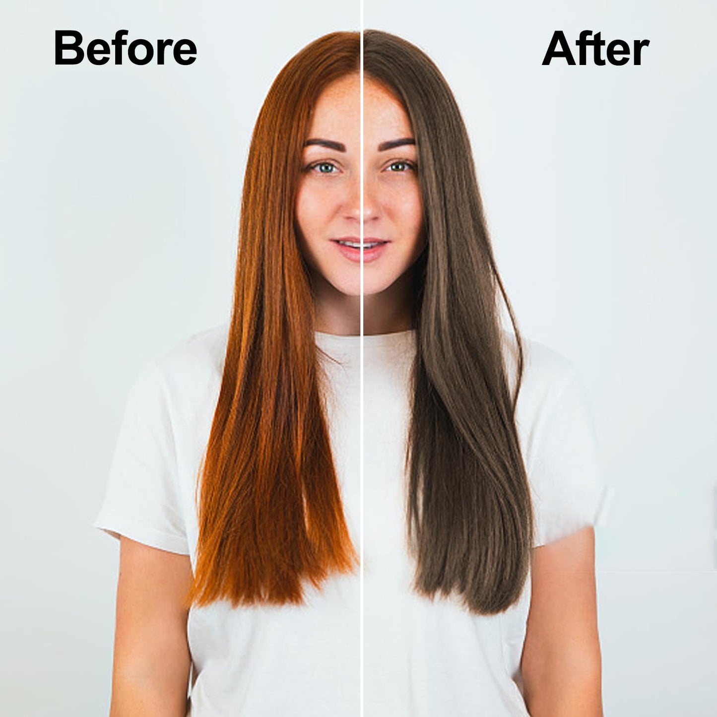 Hair Dye Shampoo 3 in 1, Light Brown Hair Dye 16.9 FL Oz, Hair Shampoo, Semi-Permanent Hair Color Shampoo, Lasts 30 Days (Light Brown)