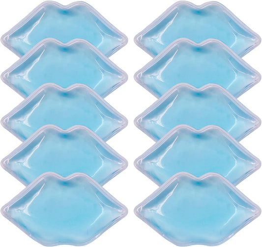 Eye Pad, Gel Eye Pad, Cooling Eye Pads, Gel Eye Mask,Gel Ice Pack, Cooling Ice Eye Masks, Hot Cold Eye Mask, Eye Ice Pack, Gel Eye Mask for Puffy Eyes, Migraine, Puffiness (Lip Pouch)