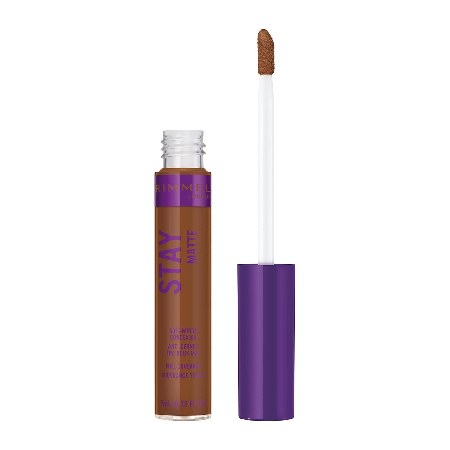 Rimmel London Stay Matte - 611 Sable - Concealer, 24-Hour Wear, Shine Control, Fights Free Radicals, 0.23oz