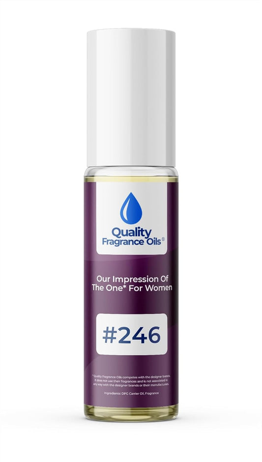Quality Fragrance Oils' The One for Women Impression #246 | Long-Lasting Perfume Oil, Alcohol-Free, Strong Scent, 10ml Roll-On | Affordable Alternative to Designer Fragrances