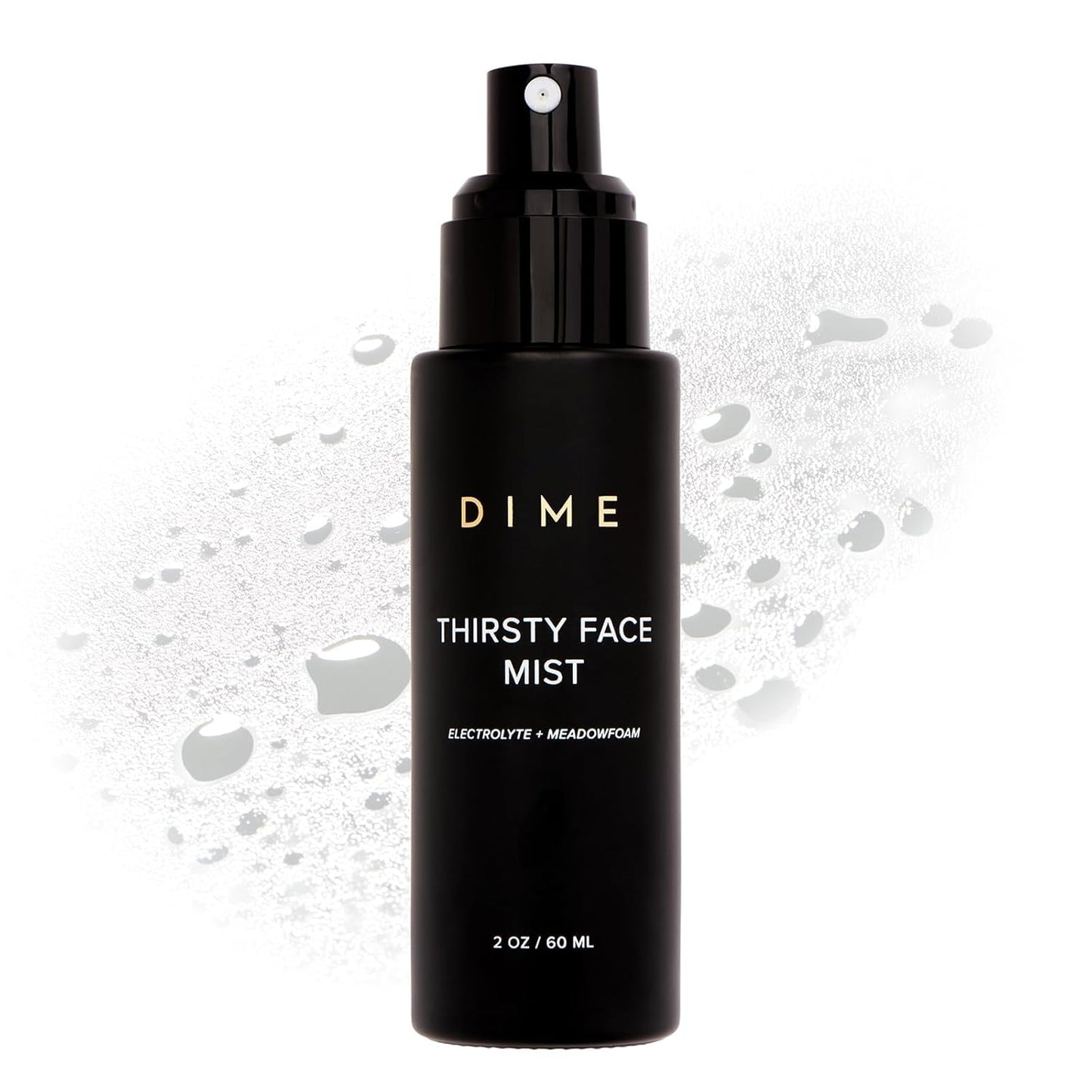 Dime Beauty Thirsty Face Mist with Electrolytes, Meadowfoam, and Sea Buckthorn, Hydrating Facial Spray, 2 oz / 60 ml