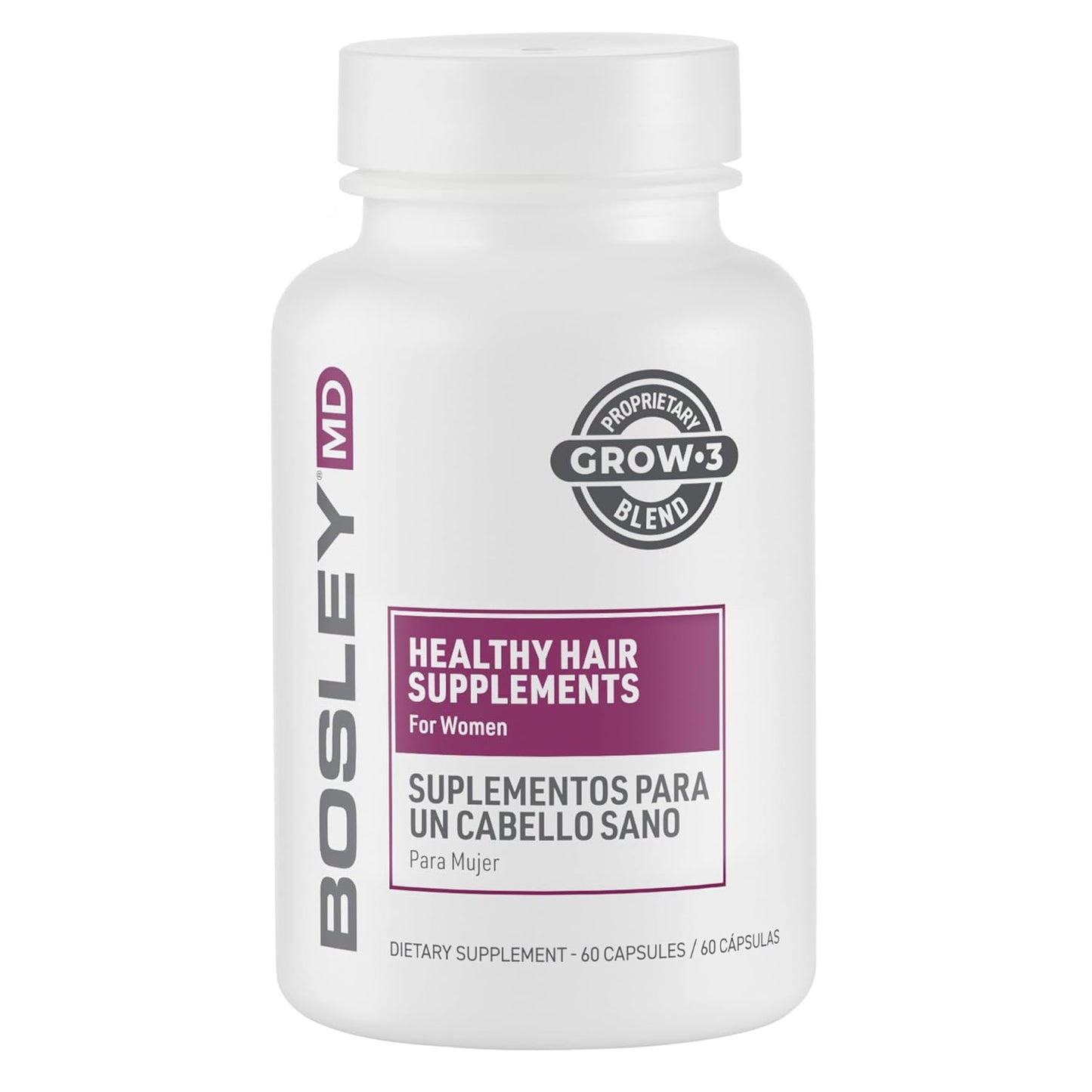 Women’s Healthy Hair Growth Supplements – DHT-Blocking Botanicals with Biotin, Niacin, Zinc & L-Lysine – Rich in Vitamins & Minerals – Supports Thicker, Fuller Hair – 60 Capsules (2-Month Supply)