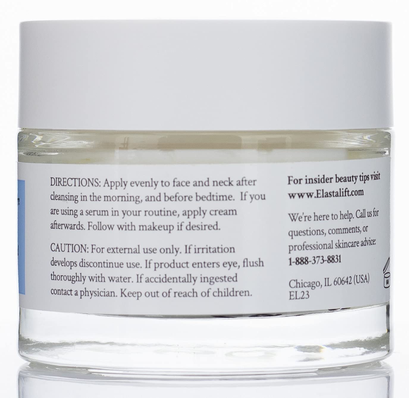 Elastalift Hyaluronic Acid Moisturizer + Vitamin C Face Cream | Anti Aging Cream Hydrating + Plumping Face Lotion For Women, Men, Dry Skin, Wrinkles, & Fine Lines | Facial Skin Care Products, 2 Fl Oz