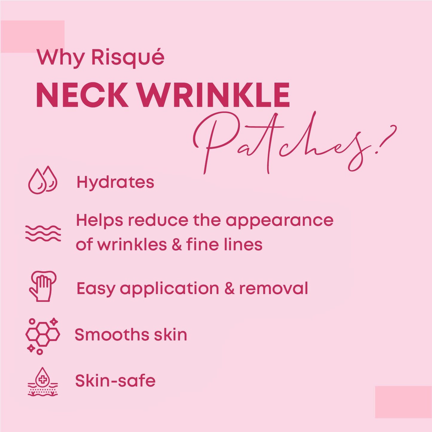 Neck Wrinkle Patches | Reusable Neck Patches for Wrinkles | Wrinkle Pads for Targeted Neck Wrinkles Neck Mask for Tightening and Firming | Revitalize and Firm Neck Wrinkles Treatment for Neck Wrinkles