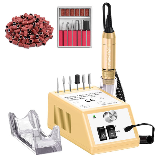 Jiasheng Electric Nail Drill, 30000rpm Professional Nail Drill Machine, Nail Drills for Acrylic Nails Professional Manicure Pedicure Kit for Woman