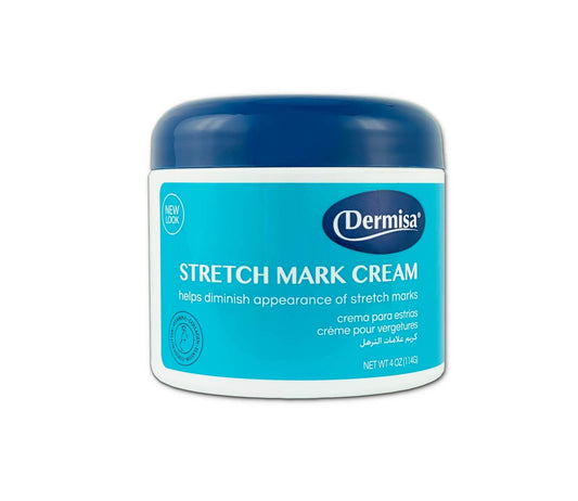 Dermisa Stretch Mark Cream | Contains Cocoa Butter, Vitamin E, Collagen & Elastin | 4 OZ | Pack of 1