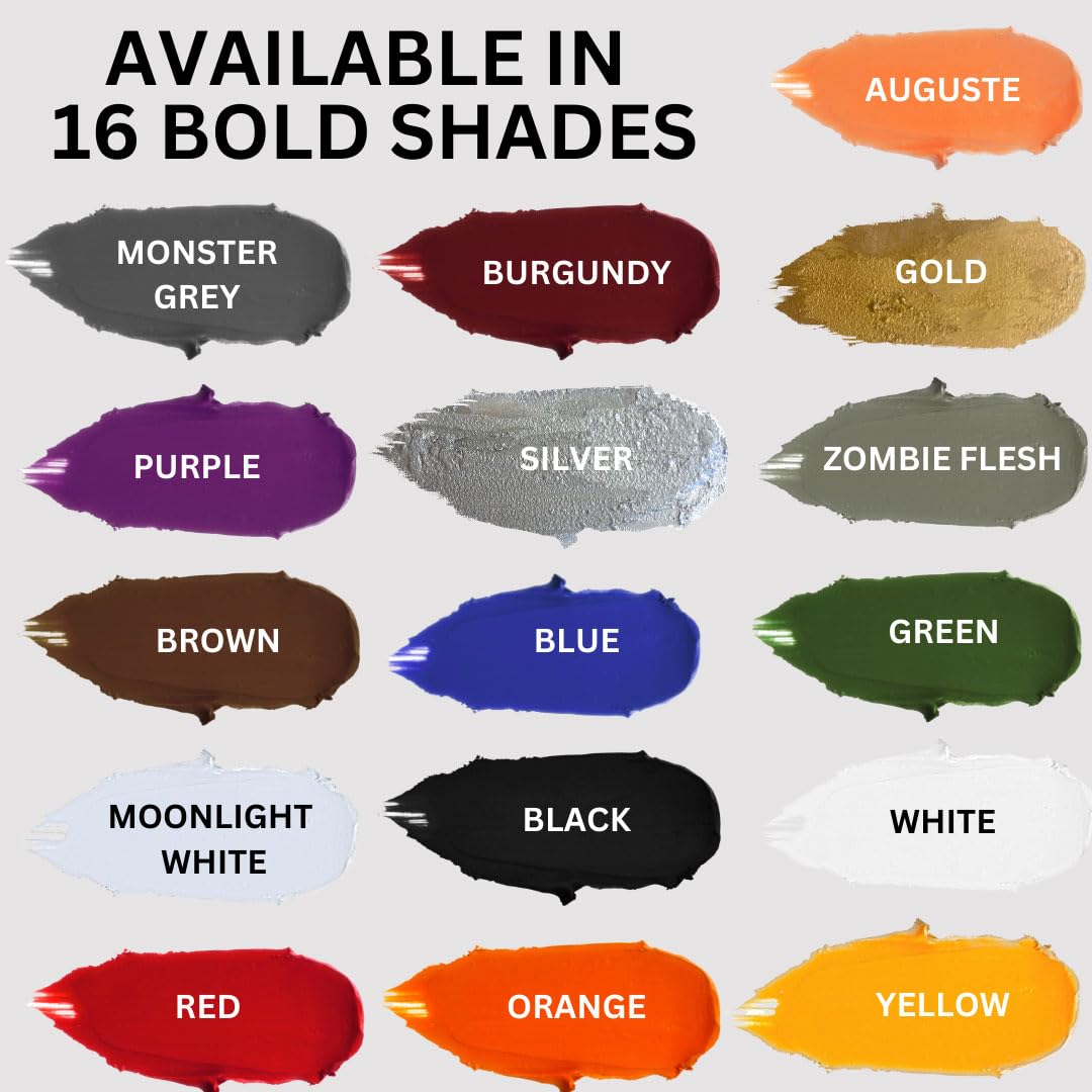 Mehron Makeup Color Cups | Stage, Foundation, Face Paint, Body Paint, Halloween | Face Paint Makeup | Greasepaint .5 oz (14 g) (Wolfman Brown)