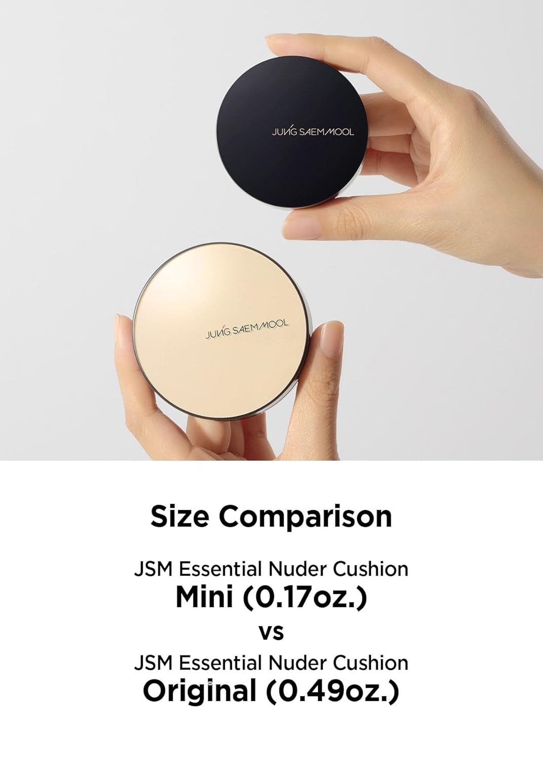 [JUNGSAEMMOOL OFFICIAL] Essential Skin Nuder Cushion Mini (Medium Deep)