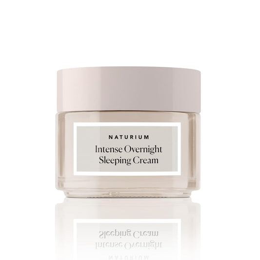 Naturium Intense Overnight Sleeping Cream Jumbo, Hydrating & Anti-Aging Face Moisturizer, 3 oz