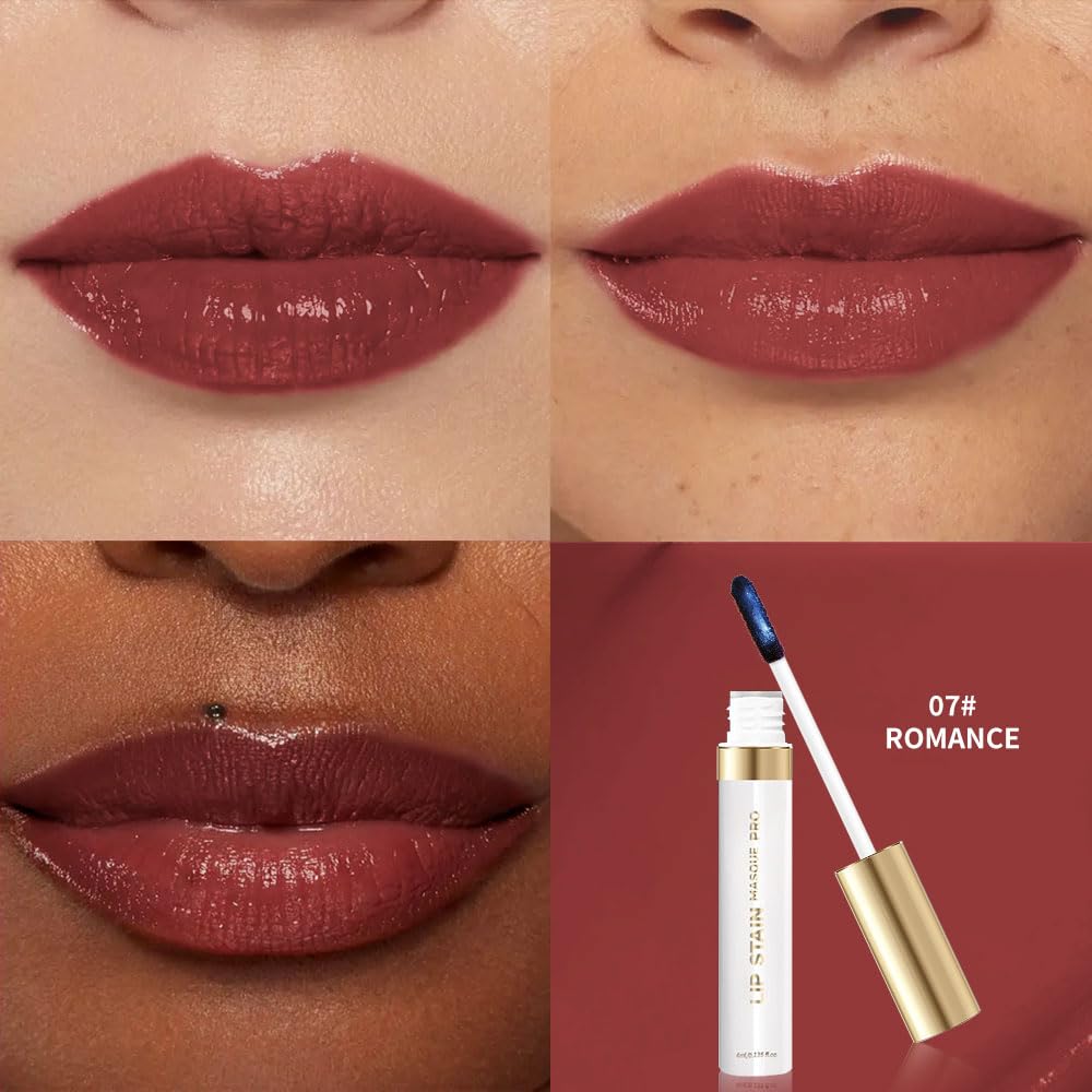 Lip Stain Peel Off – Long Lasting Waterproof Lip Tint, Smudge Proof Transfer Resistant Lip Stains Tattoo,High Pigment Matte Lip Color, Kiss Proof Peel Off Lip Stain Masque,All-Day Stay Lip Makeup 07#