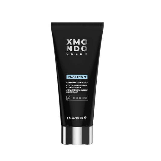 XMONDO Hair 5-Minute Top Coat – Platinum Color-Depositing Conditioner with Bond Booster, Hyaluronic Acid & Plant Protein, Pastel Hair Color, 6 fl oz