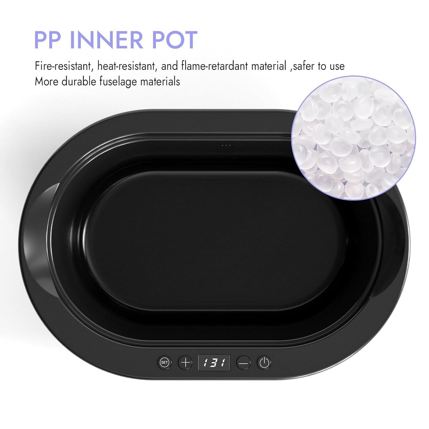 Paraffin Wax Machine for Hand and Feet,Hand Wax Paraffin Machine with Paraffin Wax Refills, Safety Material 3L Paraffin Baths Machine Kit Moisturizing and Hydration